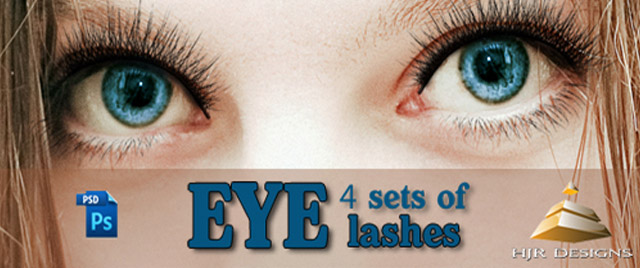 Eyelashes Photoshop Brush.