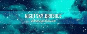 Brush Photoshop Espace Night Sky Free Brushes Par Gratiela